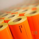 Rouleaux de films pour l'emballage avant l'expédition à l'imprimerie Anquetil