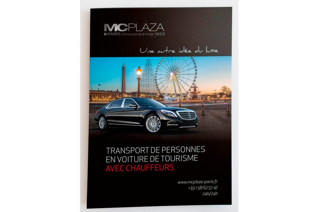 Impresion d'un flyer MC Plaza